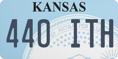 KS license plate 440ITH