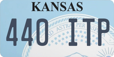 KS license plate 440ITP