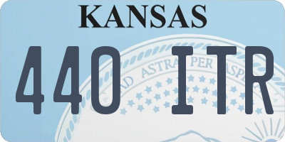 KS license plate 440ITR