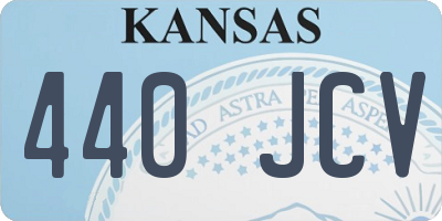 KS license plate 440JCV