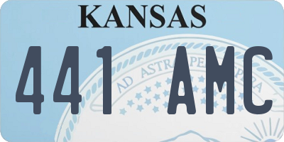 KS license plate 441AMC
