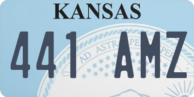 KS license plate 441AMZ