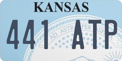 KS license plate 441ATP