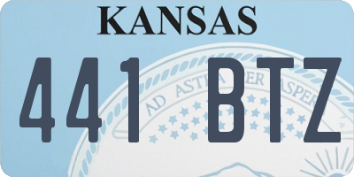 KS license plate 441BTZ