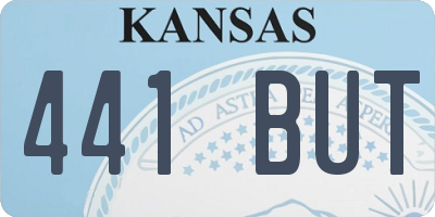KS license plate 441BUT