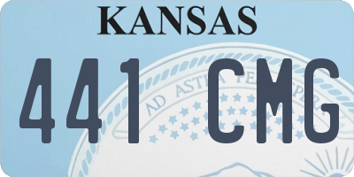 KS license plate 441CMG