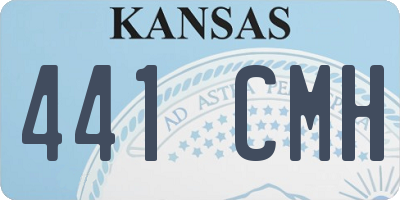 KS license plate 441CMH