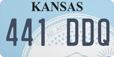 KS license plate 441DDQ