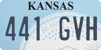 KS license plate 441GVH