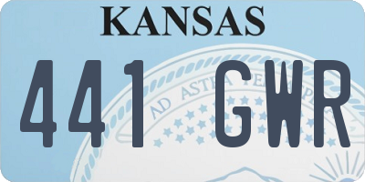 KS license plate 441GWR
