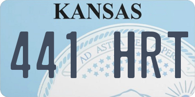 KS license plate 441HRT