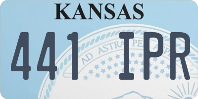 KS license plate 441IPR