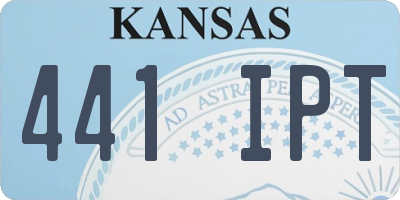 KS license plate 441IPT