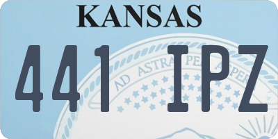 KS license plate 441IPZ