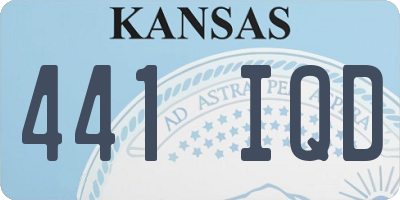 KS license plate 441IQD