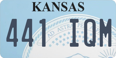 KS license plate 441IQM