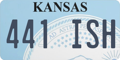 KS license plate 441ISH