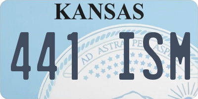 KS license plate 441ISM