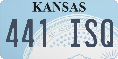 KS license plate 441ISQ