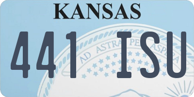 KS license plate 441ISU