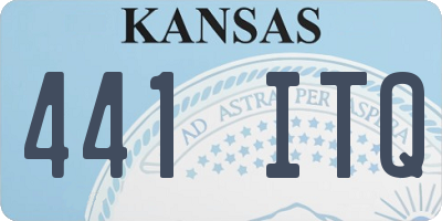 KS license plate 441ITQ