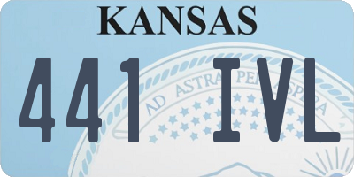 KS license plate 441IVL