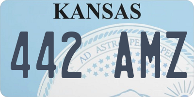 KS license plate 442AMZ