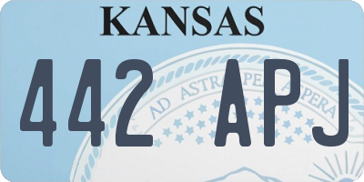 KS license plate 442APJ