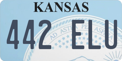 KS license plate 442ELU