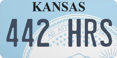 KS license plate 442HRS
