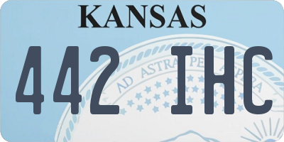 KS license plate 442IHC