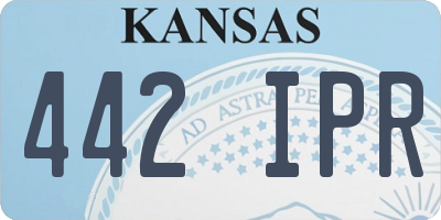 KS license plate 442IPR
