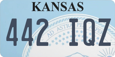 KS license plate 442IQZ