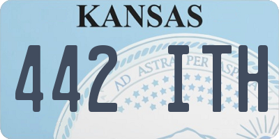 KS license plate 442ITH