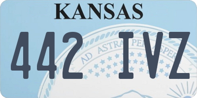 KS license plate 442IVZ
