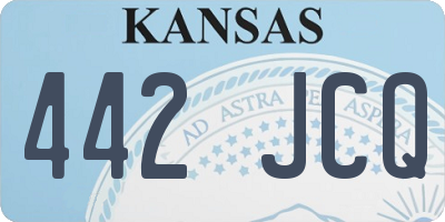 KS license plate 442JCQ