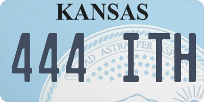 KS license plate 444ITH