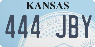 KS license plate 444JBY