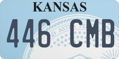 KS license plate 446CMB