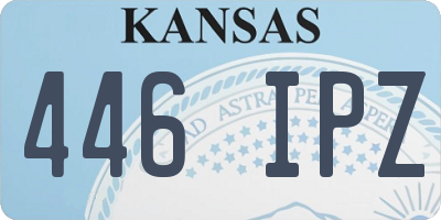 KS license plate 446IPZ