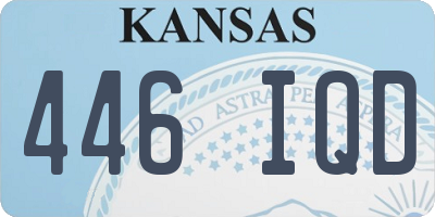KS license plate 446IQD