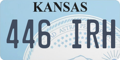 KS license plate 446IRH