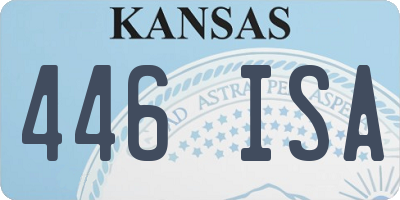 KS license plate 446ISA
