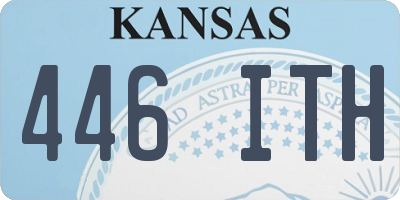 KS license plate 446ITH