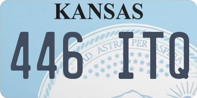 KS license plate 446ITQ