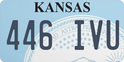 KS license plate 446IVU