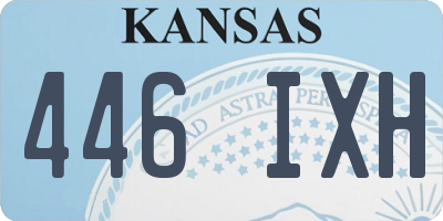 KS license plate 446IXH