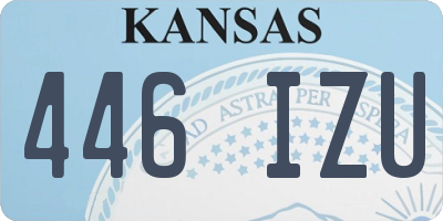 KS license plate 446IZU