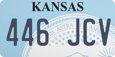 KS license plate 446JCV