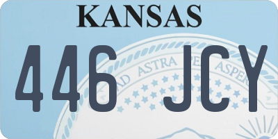 KS license plate 446JCY
